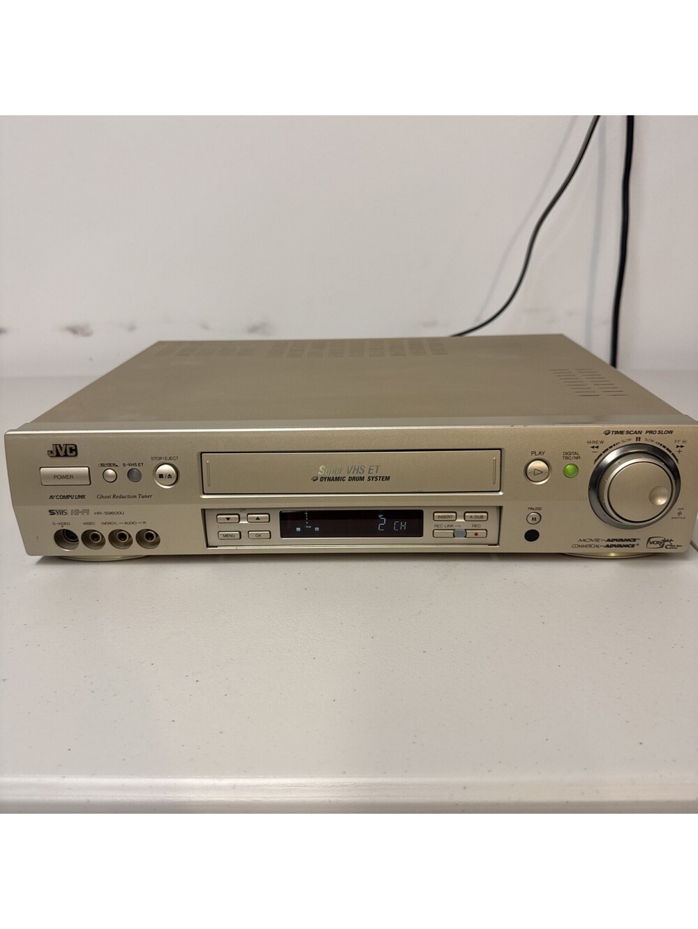 JVC HR-S9600U Super S-VHS SVHS TBC VCR DYNAMIC DRUM/TESTED WORKS